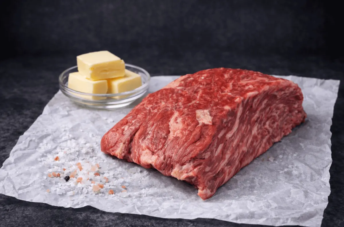 Bavette Black Angus geportioneerd