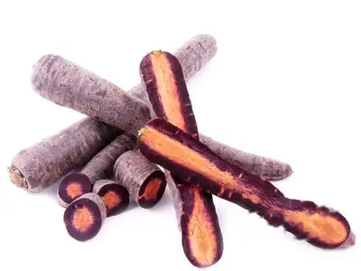 Winterpeen paars met oranje kern