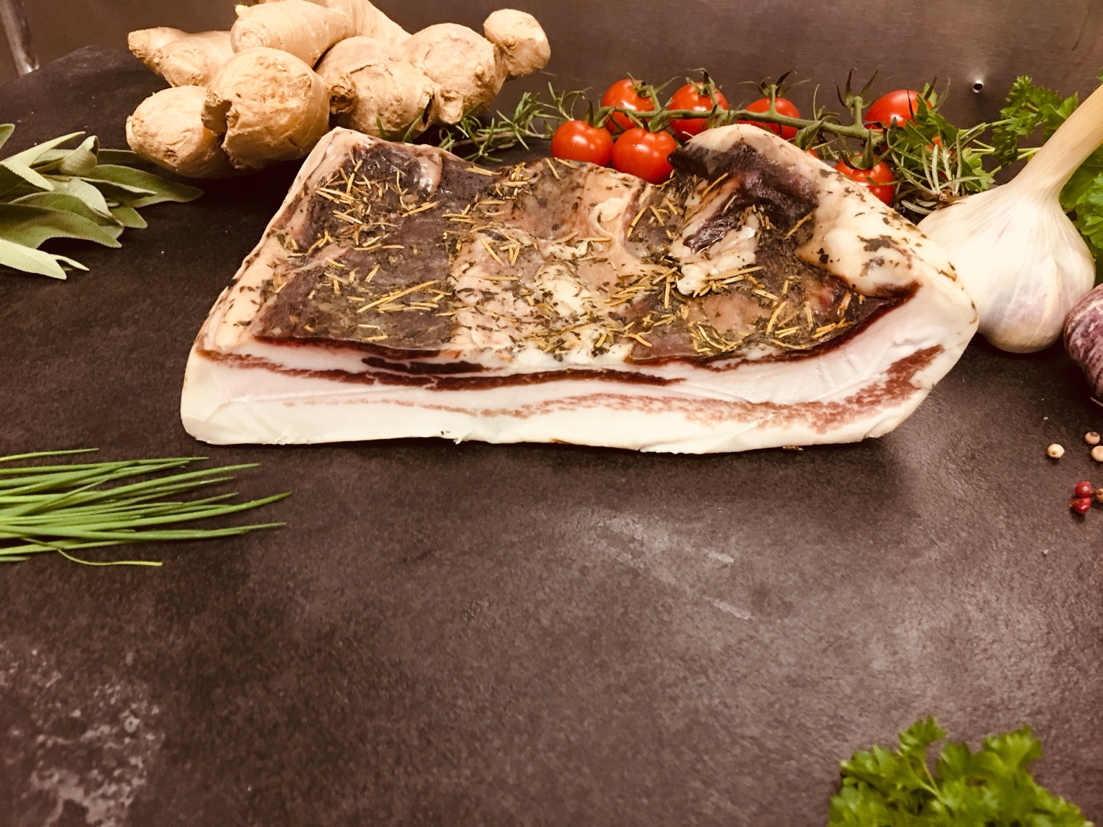 Pancetta plat