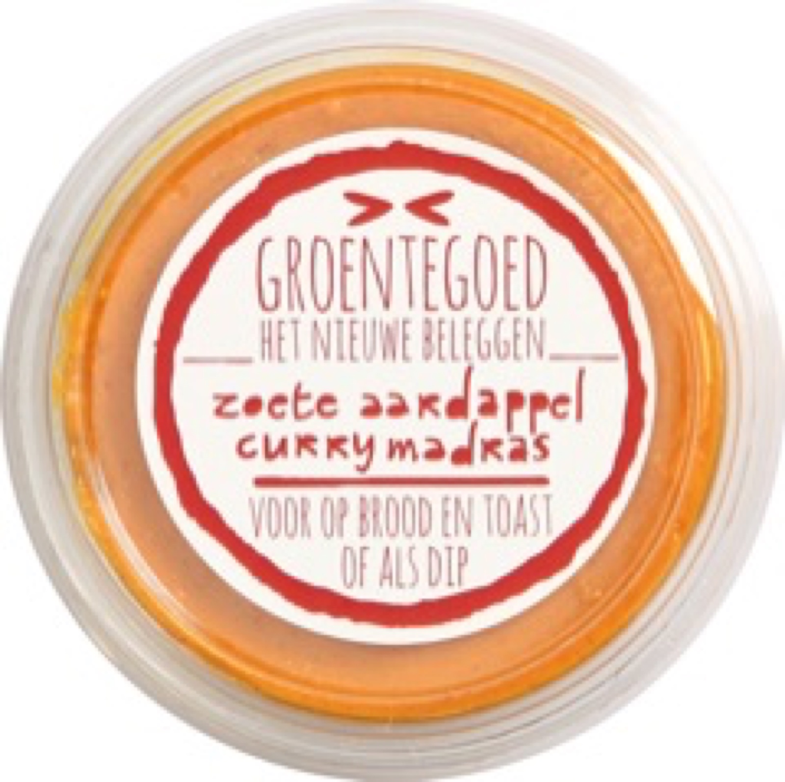 Zoete aardappel/curry Madras spread zak 1,5kg