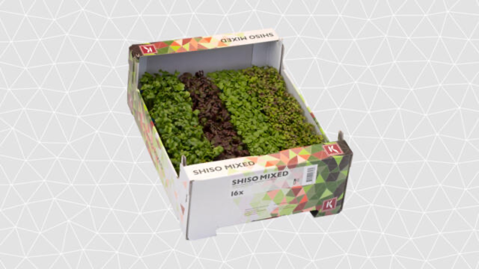 Shiso mix cress doos a 16 stuks