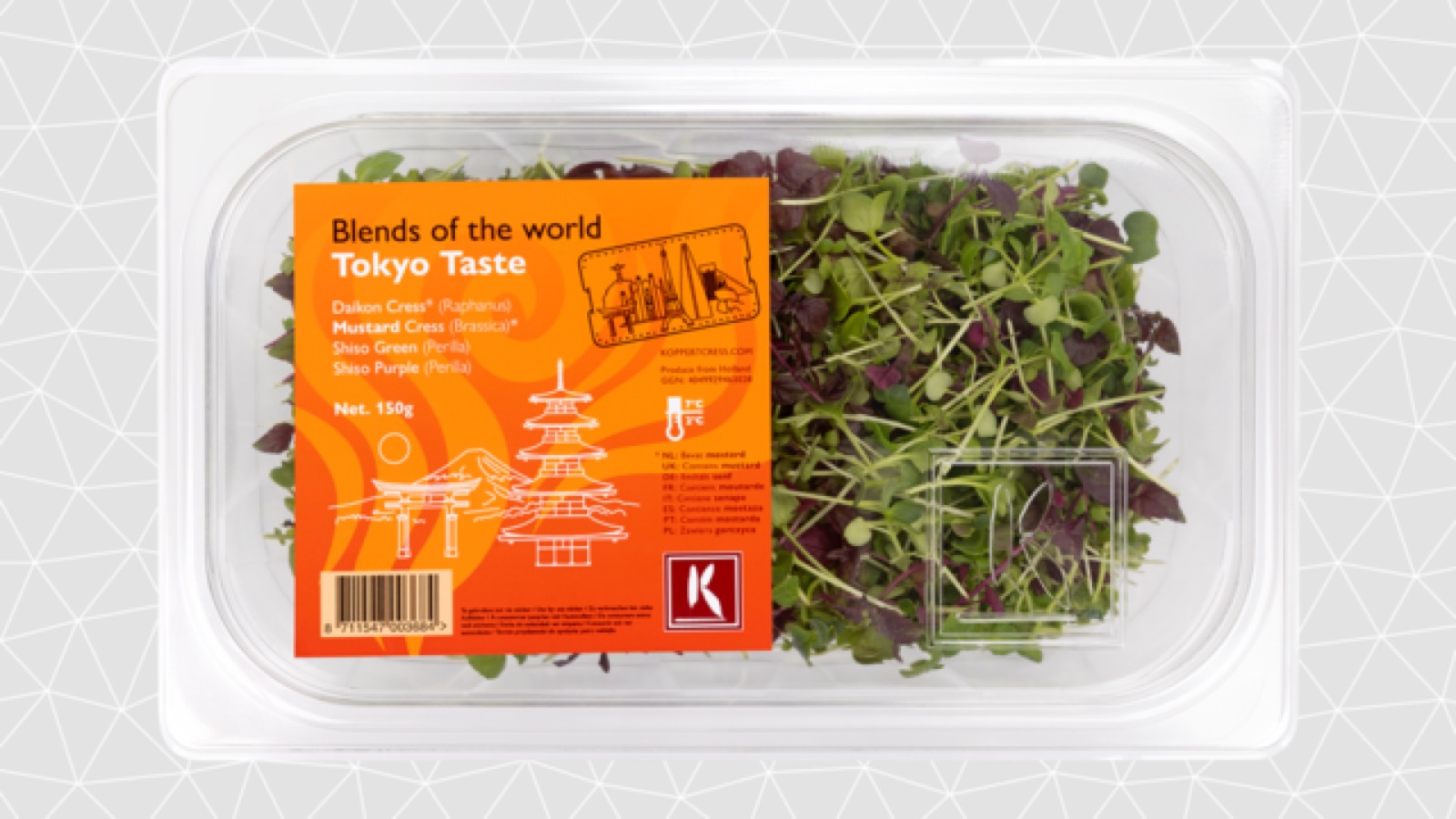 Tokyo taste gesneden Cress 150 gram