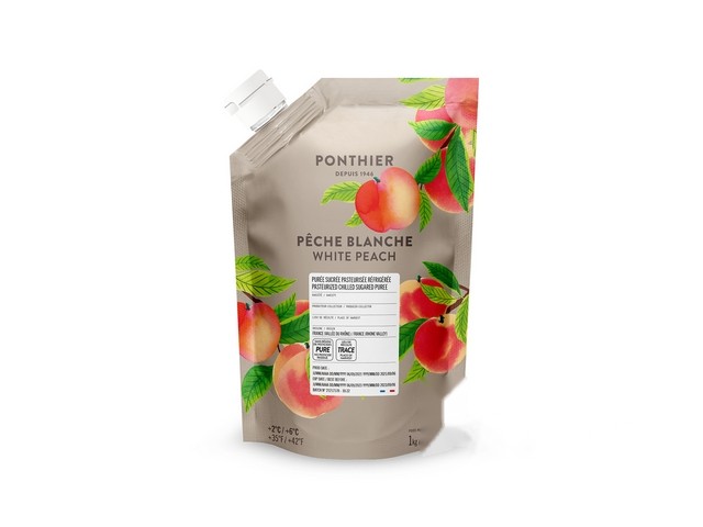 Witte perziken puree 1l