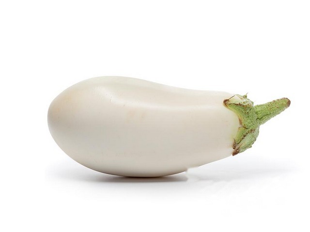 Aubergine wit