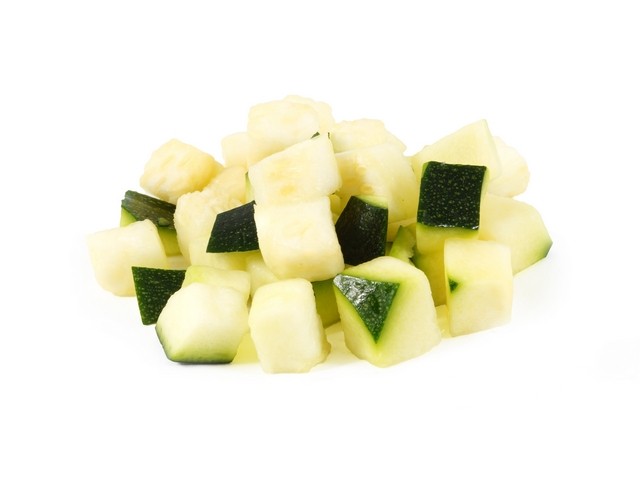 Courgette groen brunoise 10mm zak a 1kg