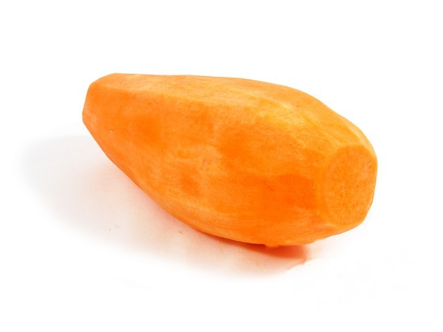 Zoete aardappel oranje geschild zak a 1kg