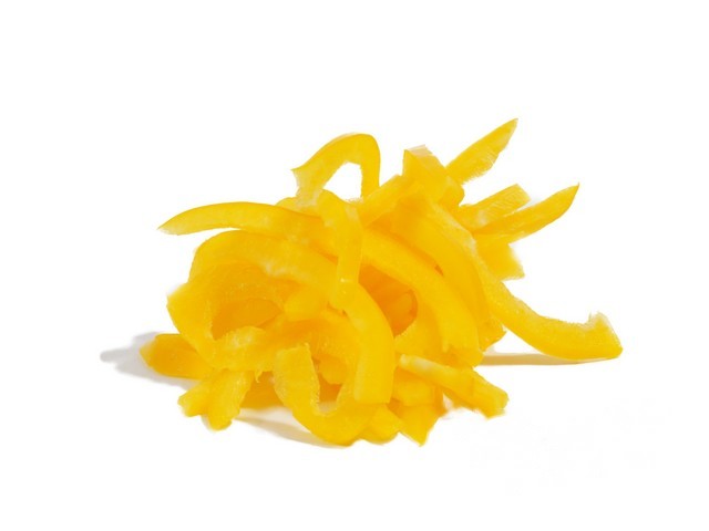 Paprika geel julienne 4mm zak 1kg