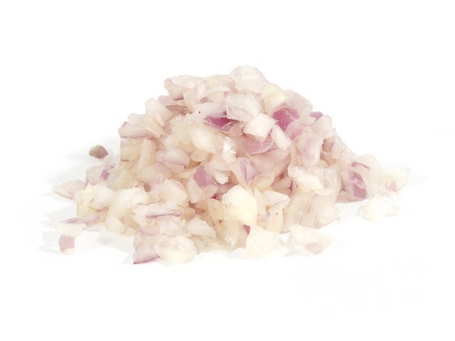 Sjalotten brunoise 5mm zak a 500 gram