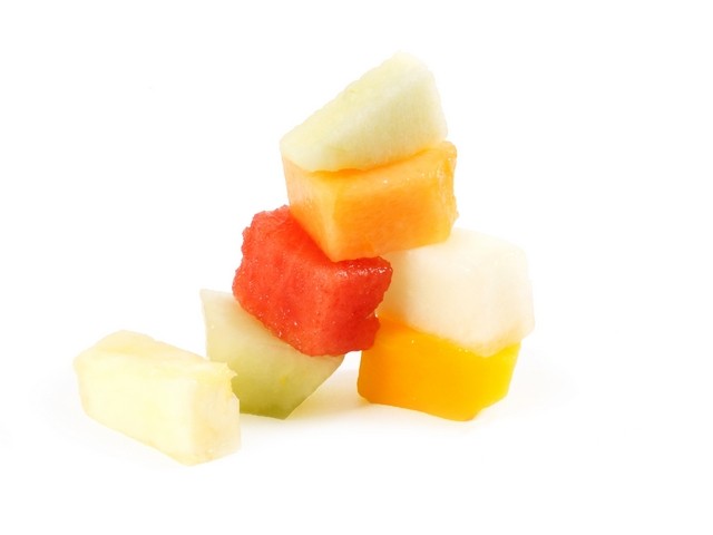 Fruitsalade brunoise 15mm bak a 1kg