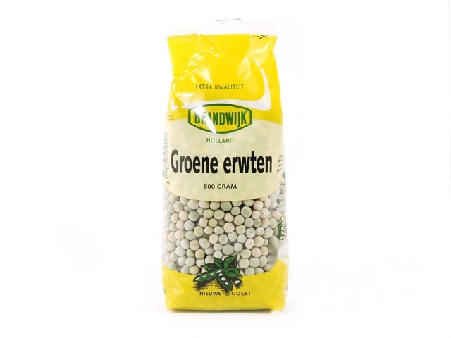 Erwten groen gedroogd zak a 1kg