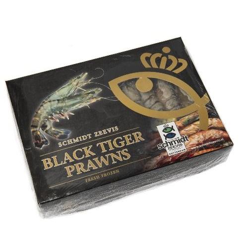 Garnalen 8/12 m/kop Black Tiger